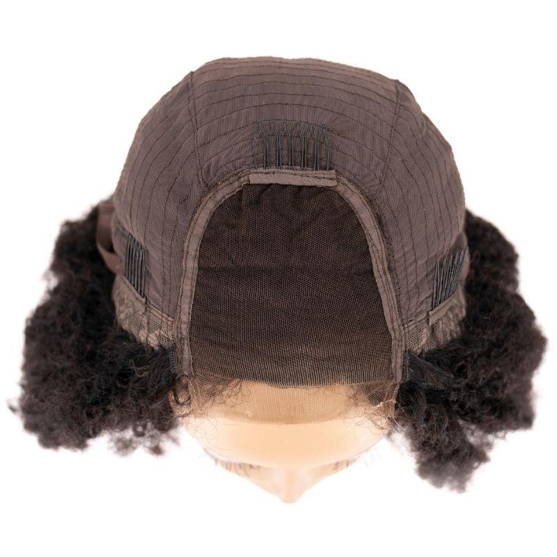You can create a lot of fun and unique style. Comfortable and full fluffy curly afro wig. 